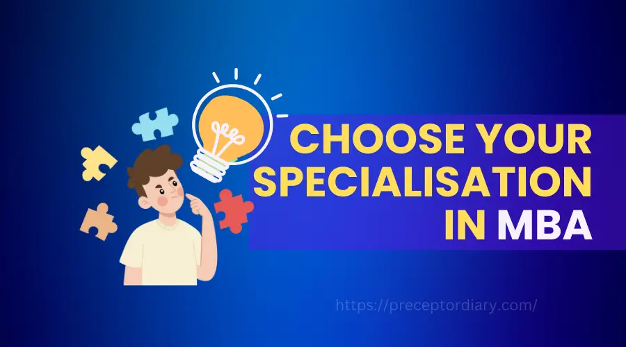 choose your MBA specialization